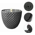 thumbnail image 2 of SHegdu 14 Inch Water Fountain Round Bubbler Outdoor Large Stone Fountain with Led Lights & Pump Round Stone for Garden Patio Yard Deck, 2 of 9