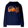 thumbnail image 7 of Brilliant Womens Clothes Fashion Women's Thanksgiving Print Casual Long Sleeve Round Neck Ladies Sweatshirts Tops Blouse Plain Hoodie, 7 of 7