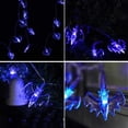 thumbnail image 4 of Luces de cadena LED de murciélago Luces decorativas de cadena de Halloween para fiesta en casa sin fiesta (20 lámparas, azul), 4 of 6