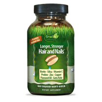 Irwin Naturals Longer, Stronger Hair and Nails, 60 Softgels