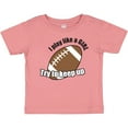thumbnail image 3 of Inktastic Football - Like a girl Girls Baby T-Shirt, 3 of 5