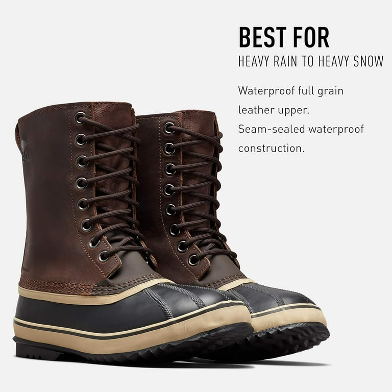 Amazon.com | Sorel Women's Leather and Felt Boots, Brown