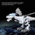 thumbnail image 2 of Electric Dinosaur Toy with Walking Spray Function Roar Sound Colorful LED Light (White), 2 of 4