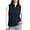 Black, variant on Luvrsol Women's Stand Collar Puffer Vest Full Zip Sleeveless Padded Gilet Light Casual Layering, Pink XS-XL