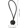 thumbnail image 2 of 1 Set Tent Bungee Cord Trampoline Tent Black Tent Camping Tent Canopy Cords Black Bungees Balls Cords Black Bungee Cord Tarp Tie Down Cord Elastic Rope Tie Down Elastic Cord Tether, 2 of 5