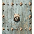 thumbnail image 3 of Ambesonne Gothic Duvet Cover Sets, European Building Door, 2-King, Turquoise, 3 of 7