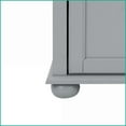 thumbnail image 5 of Hall Tree with Shoe Rack Bench, Coat Hooks & Shelves | Modern Classic Gray | MDF | Gray, 5 of 20