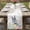 White, variant on Table Runner - 36 Inch Long, Easter Kitchen Dining Table Runner Dresser Scarves, Spring Bunny Colorful Eggs Plants Wooden Grain Farmhouse Decor for Coffee Tables Wedding Party Banquet