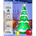 thumbnail image 6 of 12FT Christmas Tree Inflatables, Giant Blow Up Christmas Tree with Boxes, Lighted Up Xmas Inflatables with Rotating Snowflake Lights for Xmas, 6 of 9