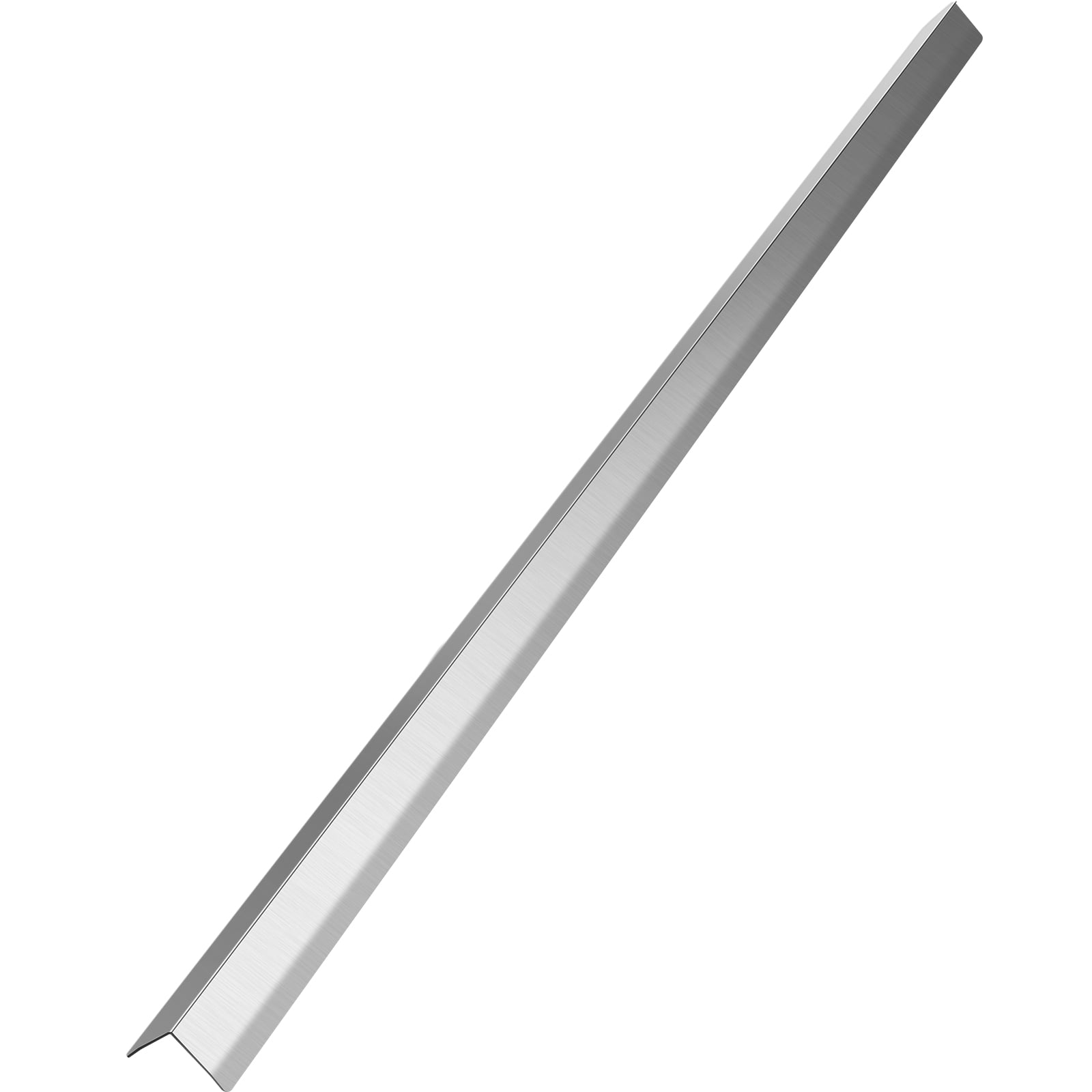 18 Gauge 60" X 1" X 1" Stainless Steel Angle Corner Guard Wall Trim for Kitchen