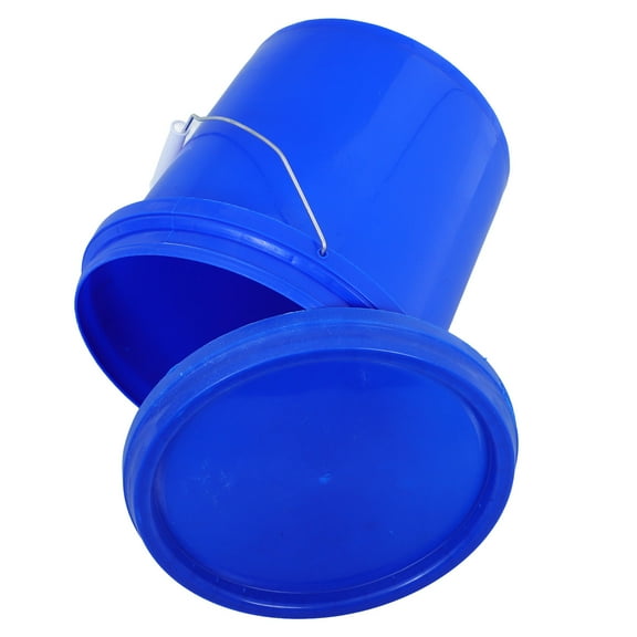 Niceauty Laundry Bucket Plastic Bucket Pail Blue Experienced Winemakers Wine Making 1Pcs
