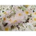 thumbnail image 5 of oneOone Cotton Poplin Yellow Fabric Florals Craft Projects Decor Fabric Printed By The Yard 56 Inch Wide, 5 of 6