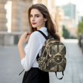 thumbnail image 6 of JIALIOU Mini Backpack Purse for Women Quilted Casual Daypack Small Travel Shoulder Bag, Abstract Zinc Geometric, 6 of 7