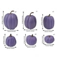 thumbnail image 3 of Thanksgiving Mantel Accent, Harvest Cream Artificial Pumpkins Faux Cream Pumpkins Foam Decorative Pumpkins for Fall Farmhouse Autumn Wedding Halloween Thanksgiving Rustic Harvest Centerpiece, Pink, 3 of 8