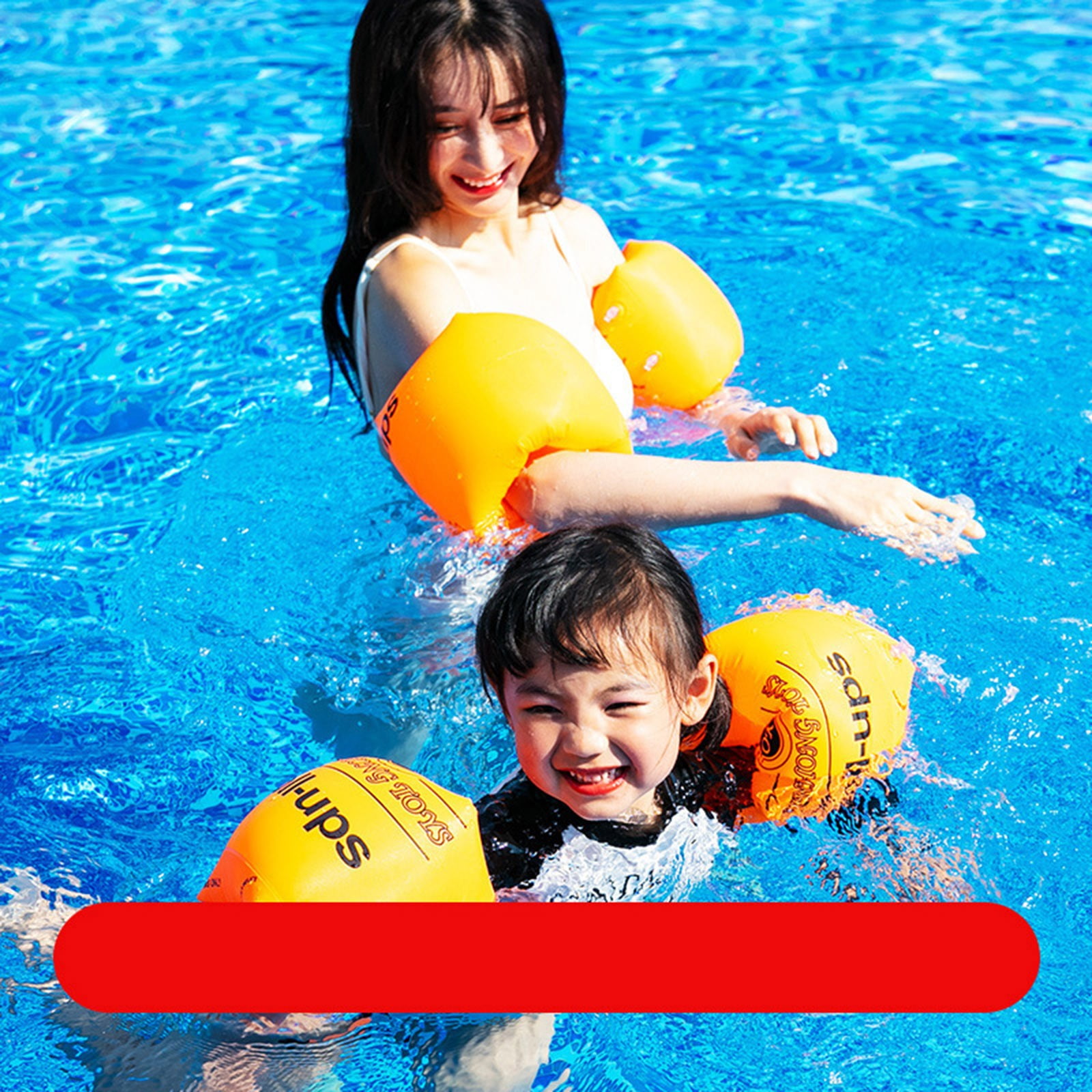Details about   Kids Swimming Floats Ring Arm Sleeve Swim Float Armbands Child Pool Safety Gear 