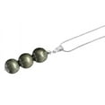 thumbnail image 2 of Pyrite Bead Necklace - Silver Necklace Pendant Jewelry for Women, 2 of 5