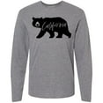 thumbnail image 3 of Inktastic California Black Bear Silhouette Long Sleeve T-Shirt, 3 of 5