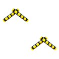 thumbnail image 3 of ZheElen 1 Pair Motorcycle Handlebar Grip Snowmobile Mountain Bike Hand Brake Handgrip Sleeve Replacement Part Accessories Yellow 2Set, 3 of 6