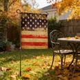 thumbnail image 5 of Vintage Garden Yard Flag, Double Sided Retro Patriotic American Flag Printed Craft, for Yard Ornament, Outdoor Lawn Decor, Holiday Courtyard Layout, 5 of 6