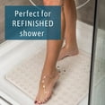 thumbnail image 2 of Shower Stall Mat Without Suction Cup for Refinished and Reglazed Surface , Made in Italy, 20x20, 2 of 6