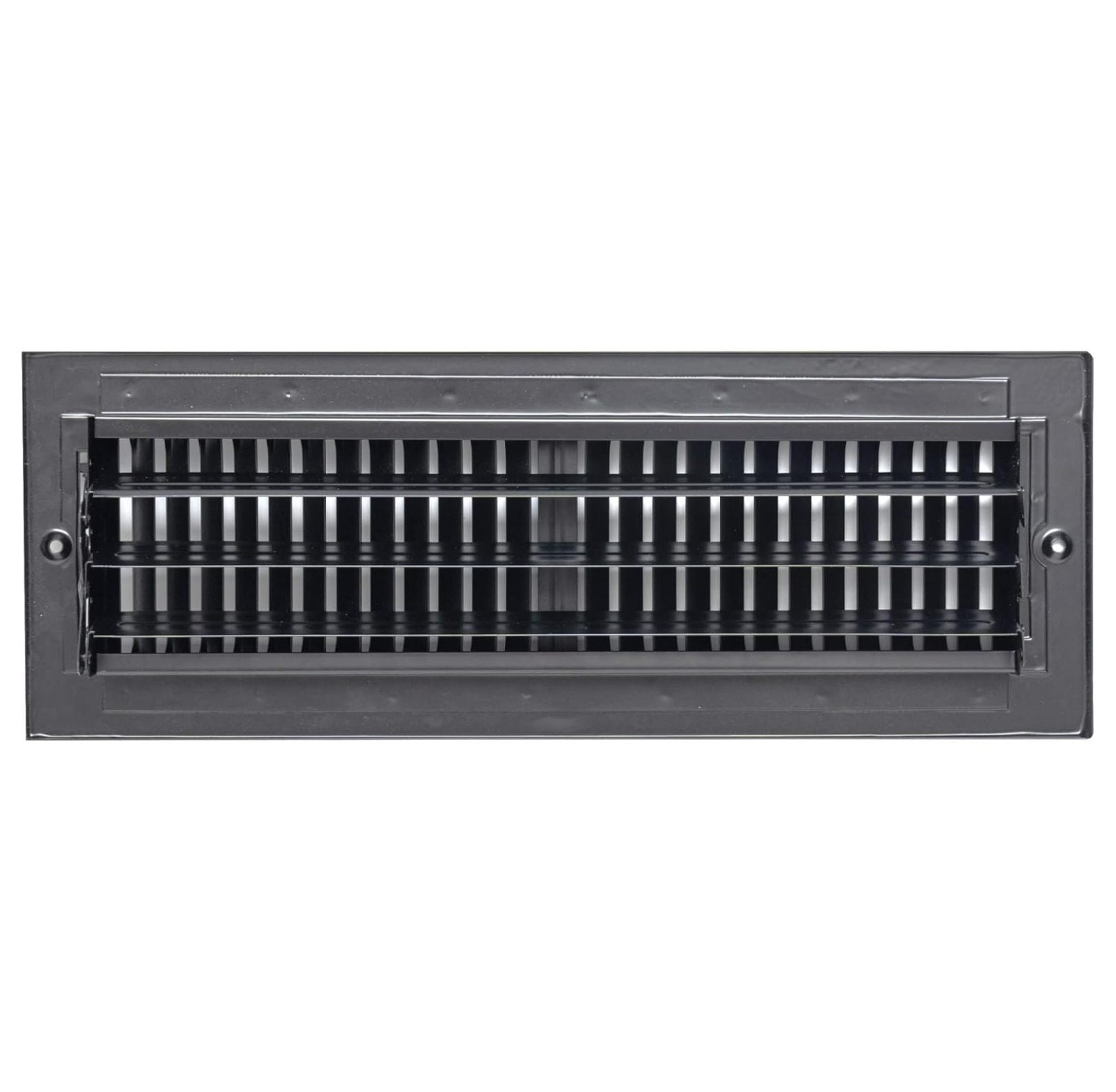 [3 Pack] Fits 14x4 Duct Opening 2 Way Steel Air Supply Diffuser by | Register Vent Cover Grill for Sidewall and Ceiling | Black | Out. Dim.: 15.75" X 5.75"