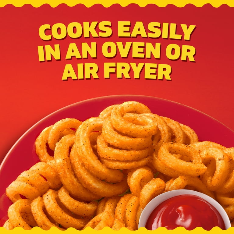 Ore-Ida Zesty Twirls Seasoned French Fries Fried Frozen Potatoes