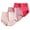 Pink+Dark Pink+Red, variant on 3-Pack Womens Cotton Underwear High Waist Postpartum Panties Full Coverage Soft Comfortable Briefs Panty
