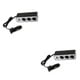 thumbnail image 1 of Speravity Divisor de encendedor de cigarrillos para coche de 1 a 3 enchufes con adaptador de USB DC 12-24V adaptador de corriente para coche Como se muestra 2piezas, 1 of 6