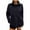 Black, variant on Turilly Women's Winter Fuzzy Fleece Sherpa Pullovers Casual Warm Long-Sleeved Fleece Zip-Up Sweatshirts