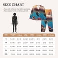 thumbnail image 4 of Sikiie Underwater Plant Dolphin Women's Long-Sleeve Shirt and Full-Length Bottom Pajama Set (s-xxl)-XX-Large, 4 of 7