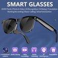 thumbnail image 2 of AI Smart Glasses with 1080P Camera & Polarized Lenses, Built-in Voice Assistant, Real-Time Translation, Photo/Video Recording - Compatible with ChatGPT, 2 of 9