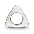 thumbnail image 2 of 925 Sterling Silver Polished Oxidized Reflections Letter Name Personalized Monogram Initial a Triangle Block Bead Charm, 2 of 4