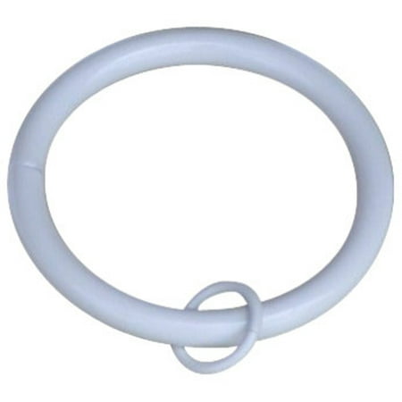 Urbanest 3 Curtain Rings With Eyelets Glossy White Set Of 4