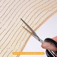 thumbnail image 5 of Uxcell PP Burlap Mesh 10" x 10 Yards Tinsel Foil Stripe Ribbon, Deep Gold 1 Roll, 5 of 6