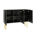 thumbnail image 4 of mteryoing Minimalism Sideboard Buffet Cabinet Accent Cabinet With 3 Doors Shelves Buffet Cabinet For Entryway Kitchen, 4 of 9