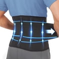 thumbnail image 1 of Cinturón de soporte lumbar premium Clever Yellow, faja lumbar, soporte lumbar para hombres y mujeres, faja lumbar para el dolor lumbar, productos para aliviar el dolor de ciática (M), 1 of 5