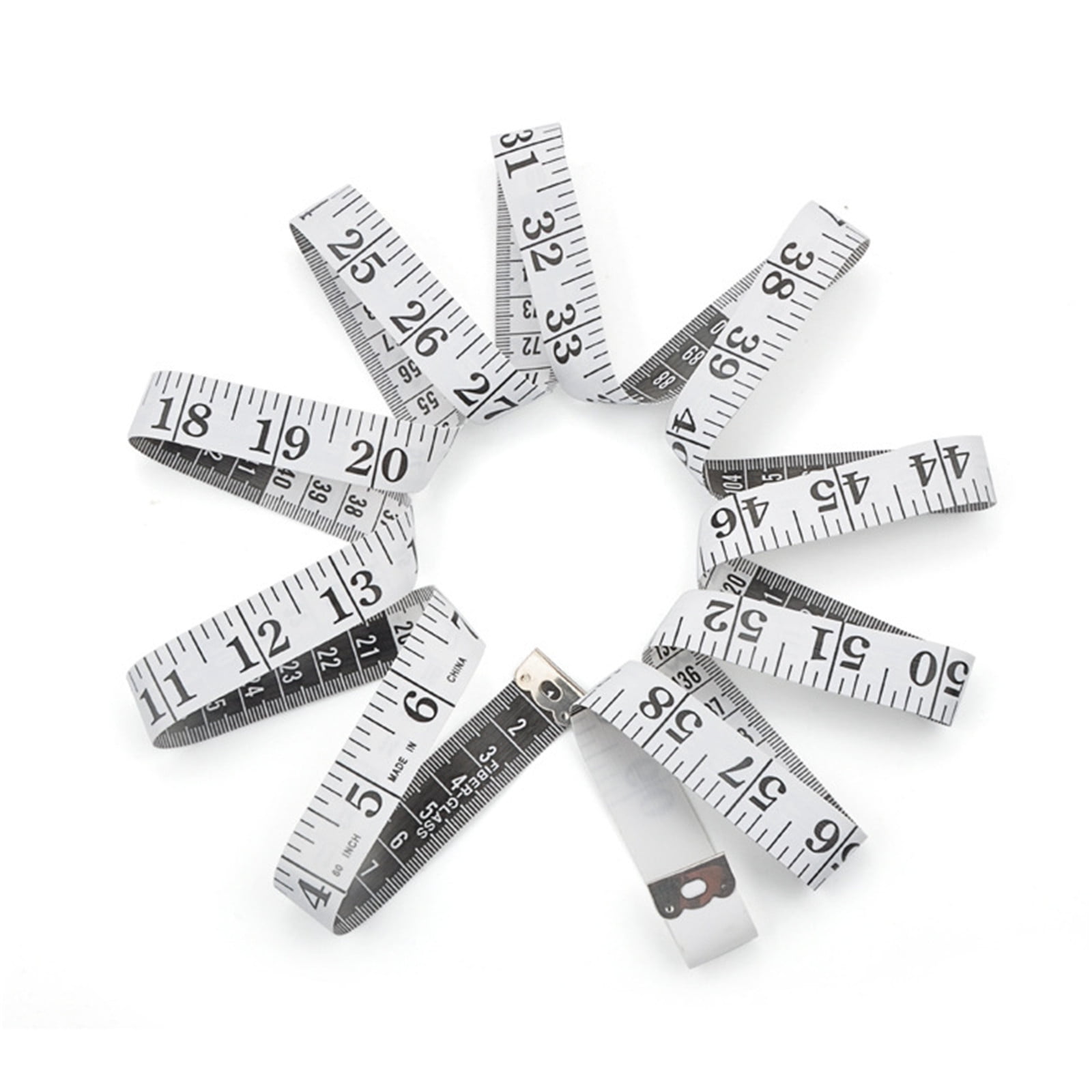 DIY Tailor's Clothing Measuring Tape Inch Cloth Ruler Soft Tape 60