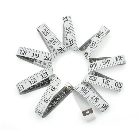 

Clearance! Dusknt Measuring Ruler Diy Tailor s Clothing Measuring Tape Inch Cloth Ruler Soft Tape 60 Inch/300Cm 1 × Measuring Tape