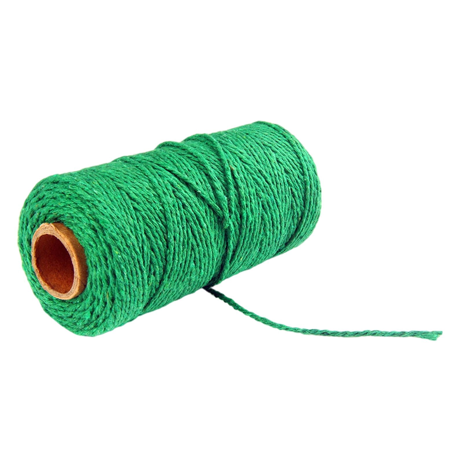 Tachiuwa 3xTwisted Cotton Rope Soft Bag String Beading Braided Rope Craft Dark Pcs