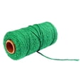 thumbnail image 4 of Cuerda de 2 Cuerda Artesanía hecha Suministros Boho para bolsa Decoración , Verde Gloria cuerda de algodón, 4 of 9
