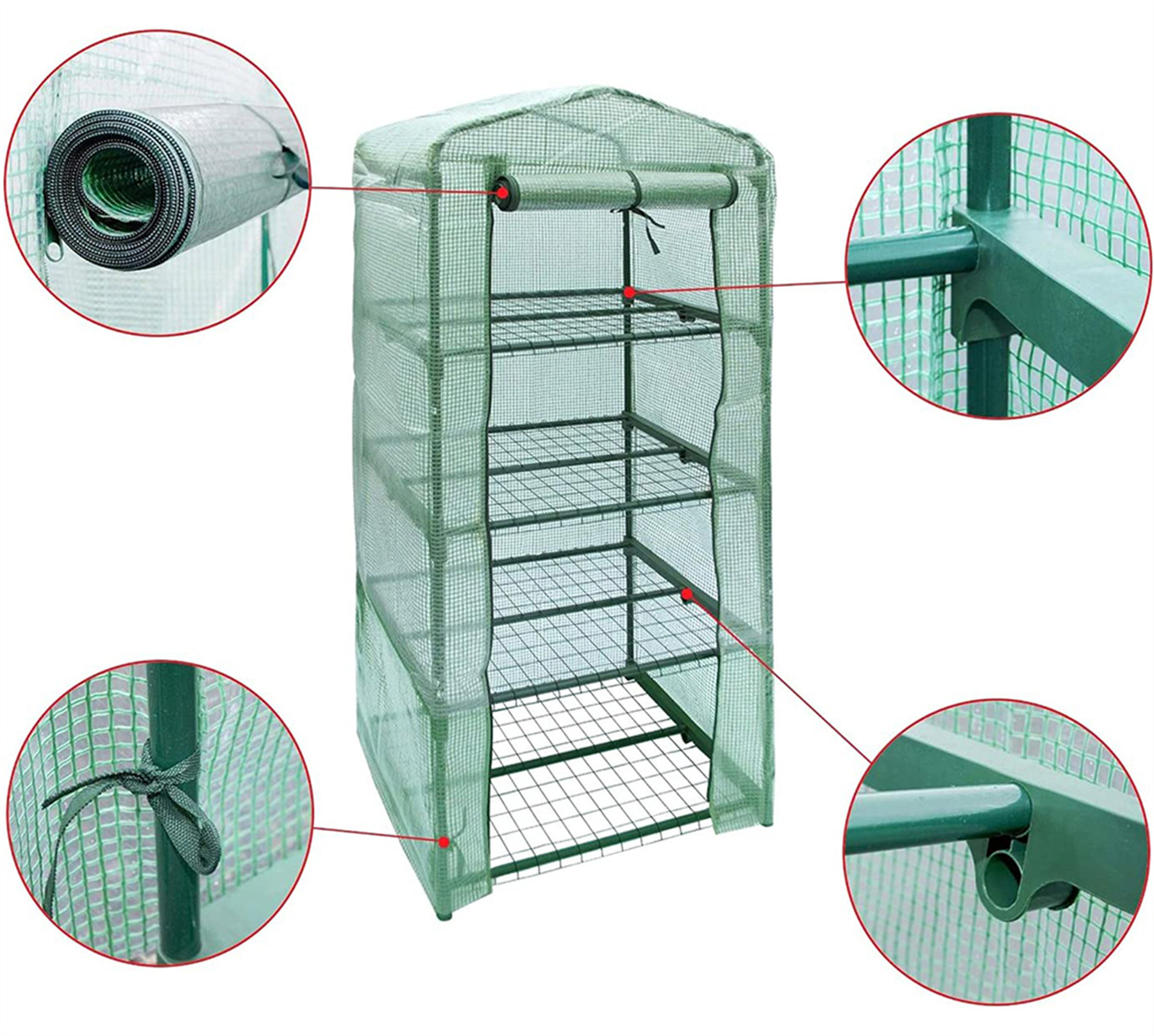 Green House, Greenhouses for Outdoors Green Houses for Outside Winter Mini Greenhouse 4Tier