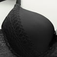 thumbnail image 3 of Amidoa Womens Bras Black Underwire Push-up Full-Figure Cheeky Bra Brasiers Women S, 3 of 4