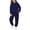 0-Navy&883, variant on Tiijoy Toddler Girls Outfits Kids Casual Pullover Hoodie Sweatpants Set, Sizes 2-3