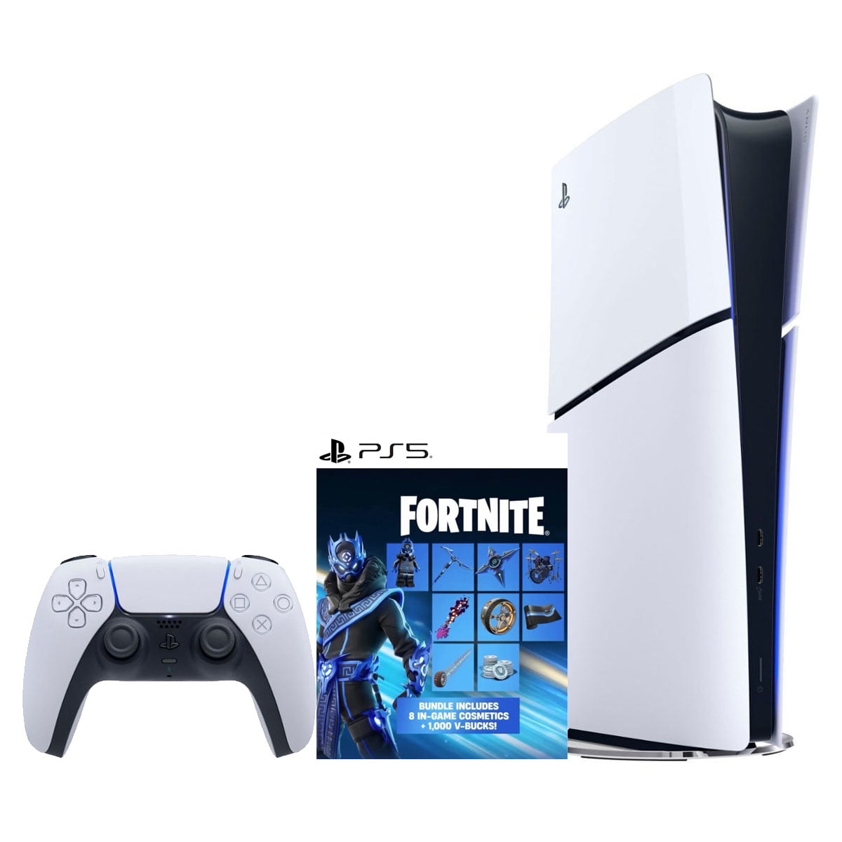 Sony PlayStation 5 Slim Digital PS5 with Fortnite Cobalt Star Bundle