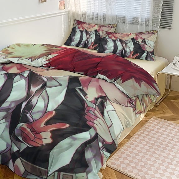 My Hero Academy Luxury Dual-Sided Bedding Set | Heavyweight, Ultra Soft & Vibrantly Printed