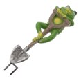 thumbnail image 5 of Estatua de rana de resina, delicada estaca de rana, adorno de rana para jardín, figura decorativa, 5 of 5