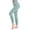 138#Green, variant on Seamless Workout Butt Lifting Leggings - Booty Scrunch Gym Leggings for Women Red L