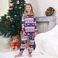 thumbnail image 2 of Family Pajama Set Print European Style for Parent Child Matching Suit,Pajamas for Family, 2 of 7