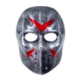thumbnail image 2 of Máscara de terror TBKOMH para la cabeza decoración facial Halloween, 2 of 4