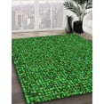 thumbnail image 2 of Ahgly Company Indoor Square Patterned Deep Emerald Green Area Rugs, 3' Square, 2 of 6
